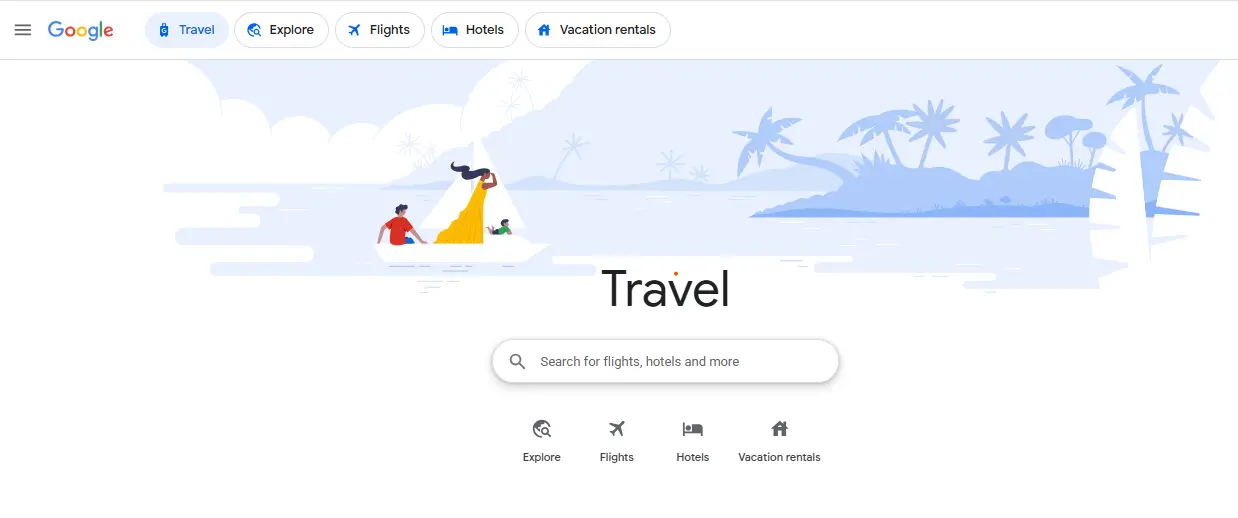 3. Google Travel
